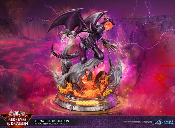 Red Eyes Black Dragon (Ultimate Purple Edition), Yu-Gi-Oh! Duel Monsters, First 4 Figures, Pre-Painted